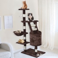 120cm Multi-Level Cat Tree Scratcher Condo Tower   570188321